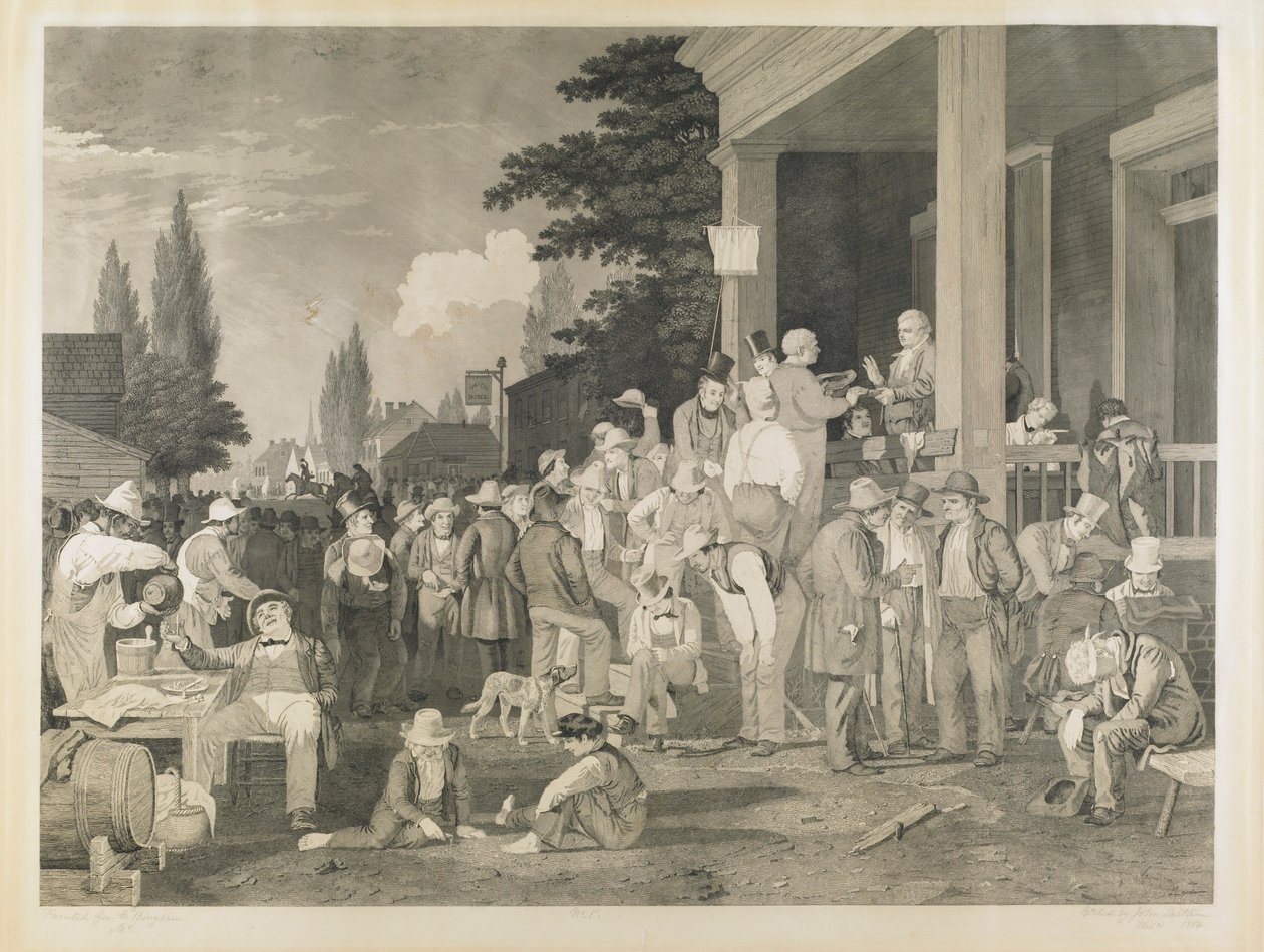 Bevis 5 fra «Fylkesvalget» av George Caleb Bingham