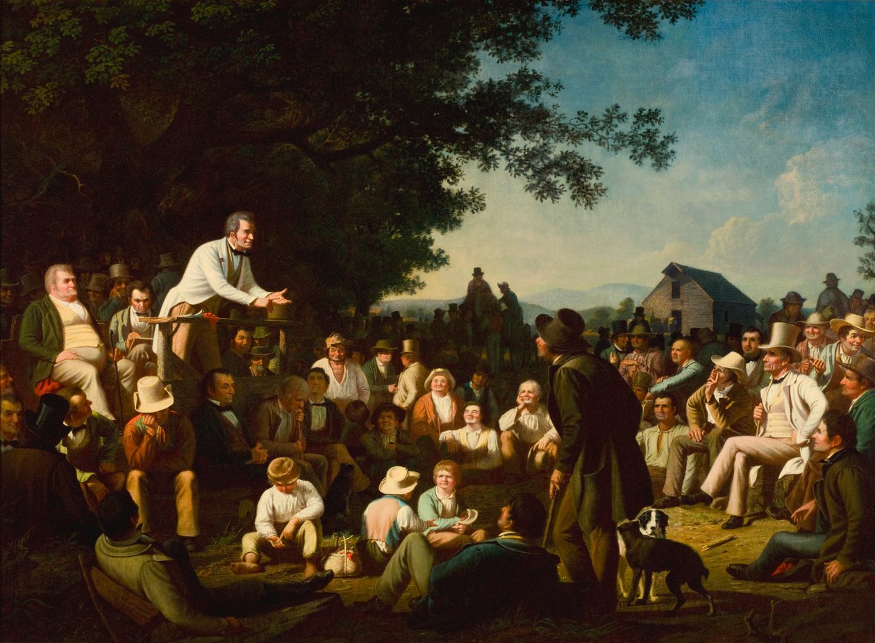 Stump snakker av George Caleb Bingham