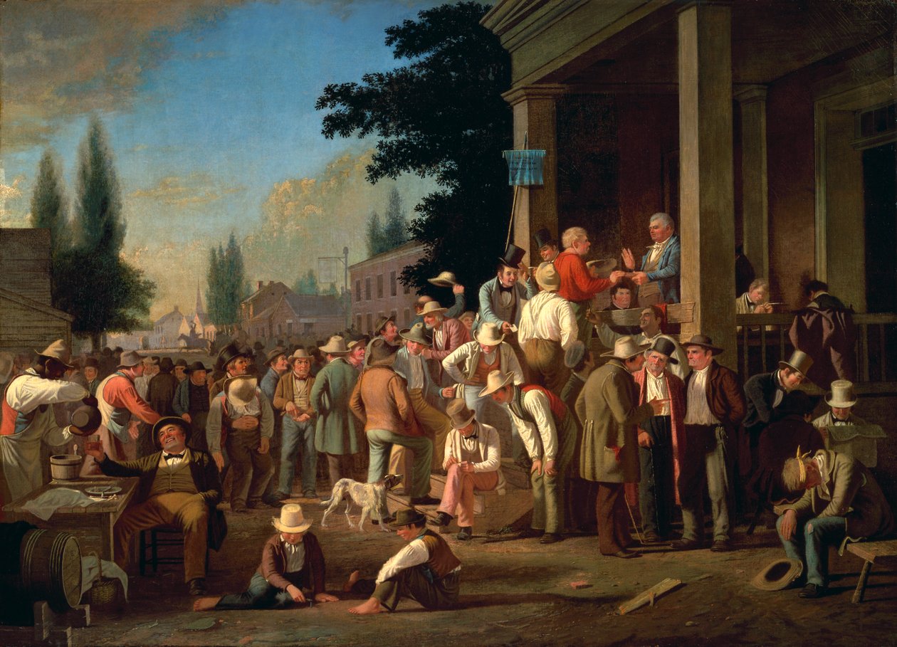 Fylkesvalget av George Caleb Bingham