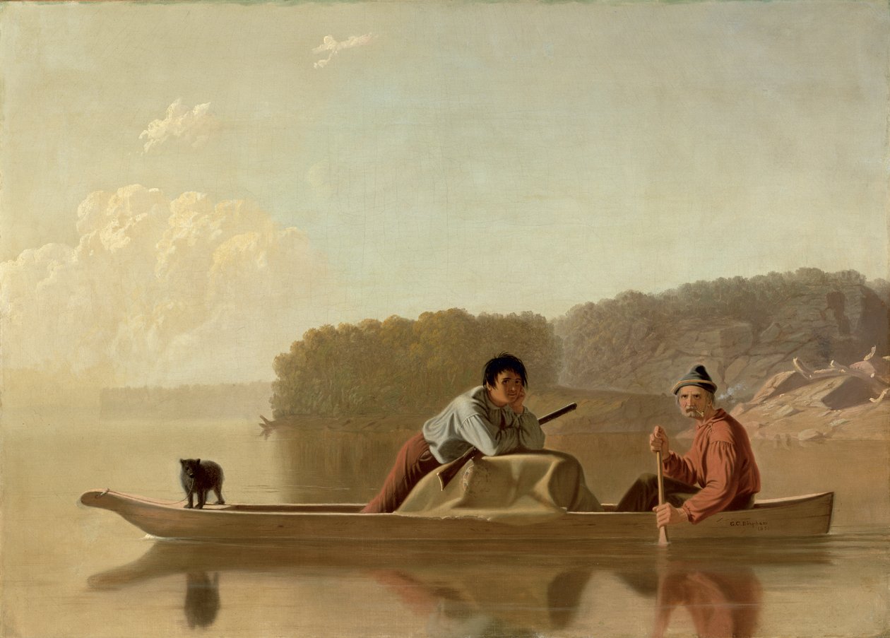The Trappers Return, 1851 av George Caleb Bingham