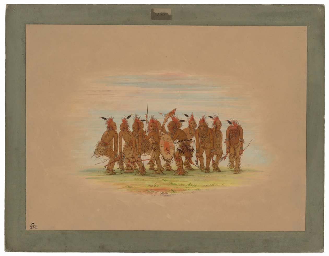 Morsom dans - Saukie av George Catlin