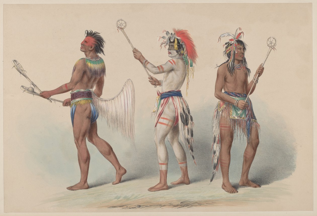 Ballspillere av George Catlin