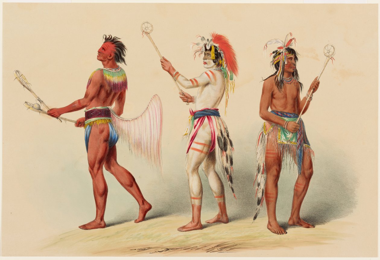 Ballspillere av George Catlin