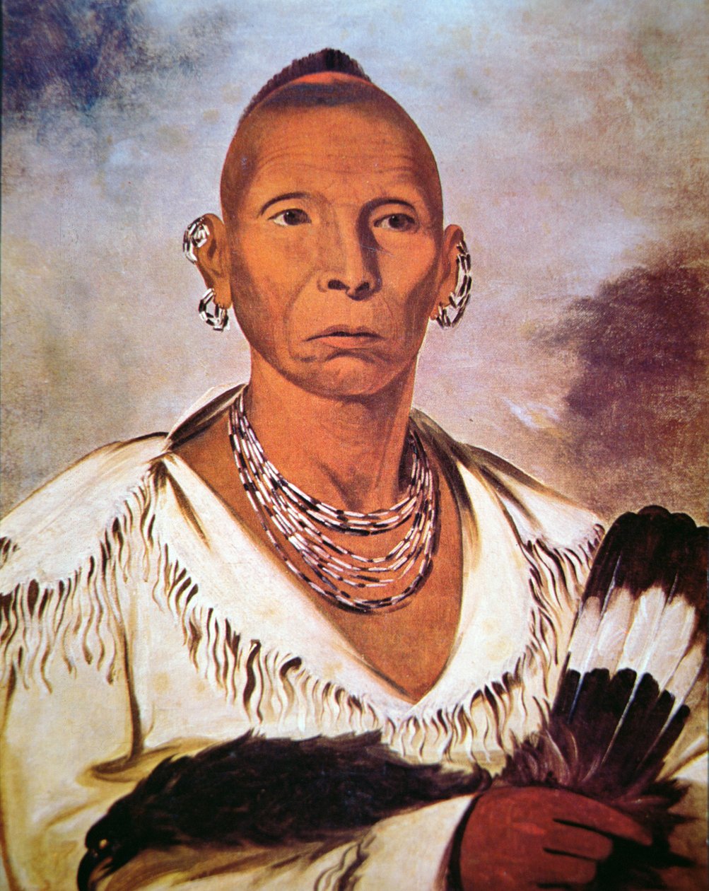 'Black Hawk' av George Catlin