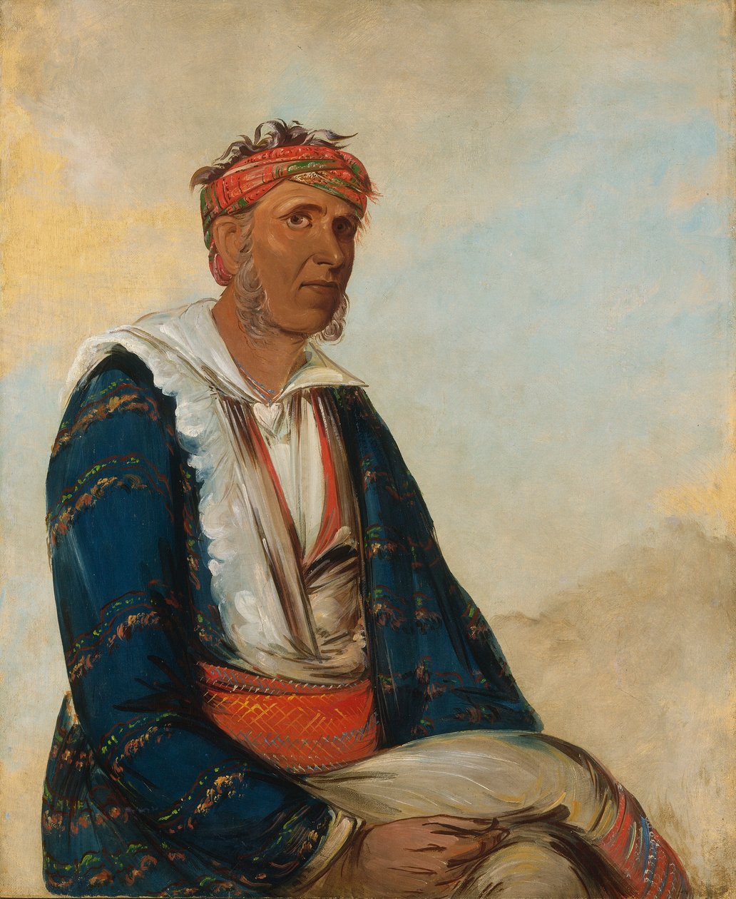 Cól-lee, en bandsjef av George Catlin