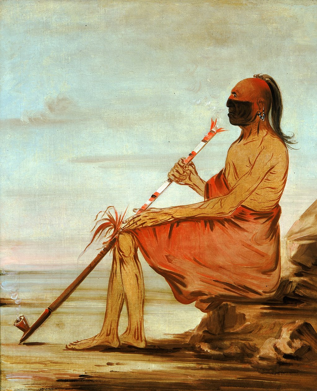 Coo-coo-coo, Uglen, en gammel høvding, 1836. av George Catlin