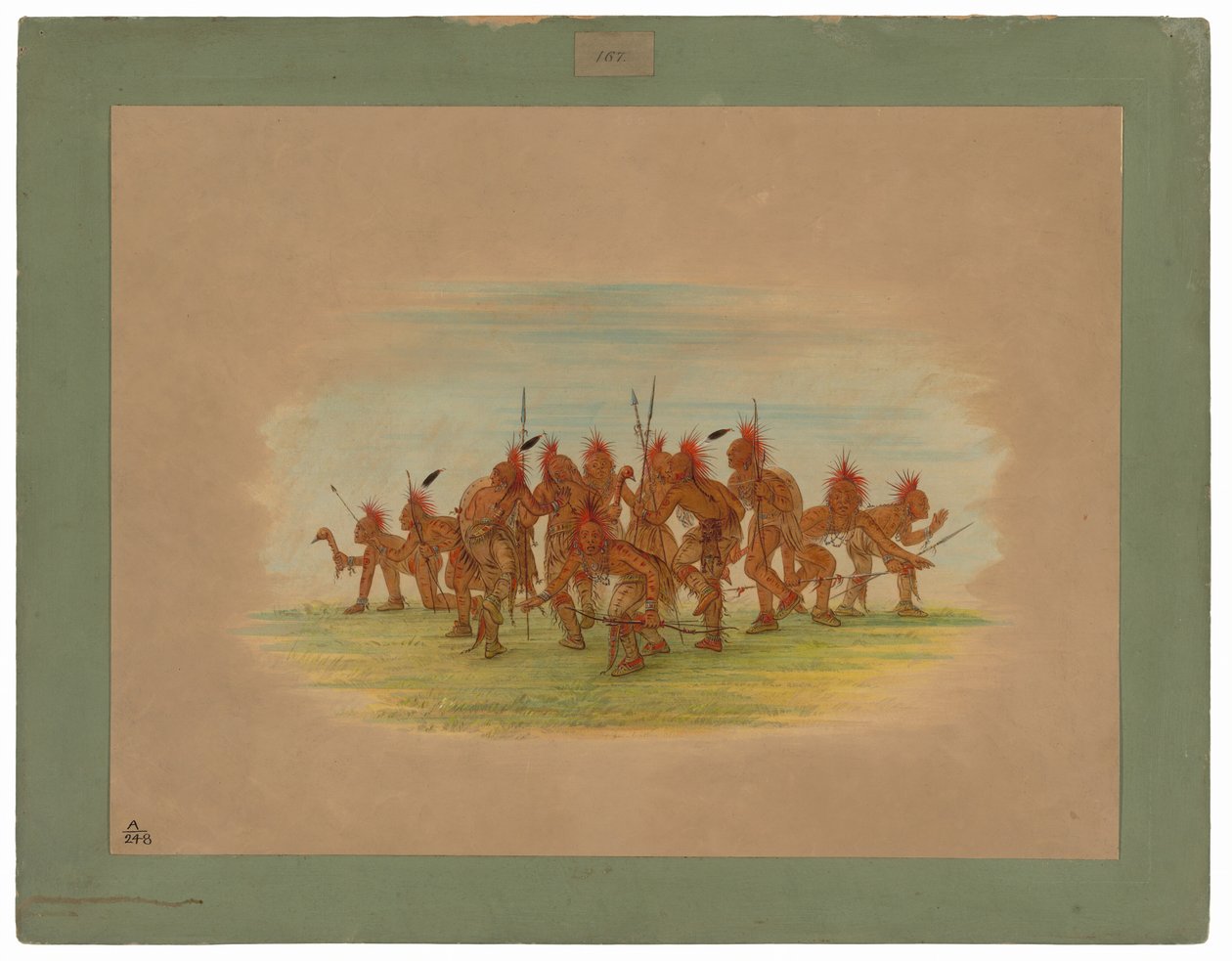 Oppdagelsesdans - Saukie av George Catlin
