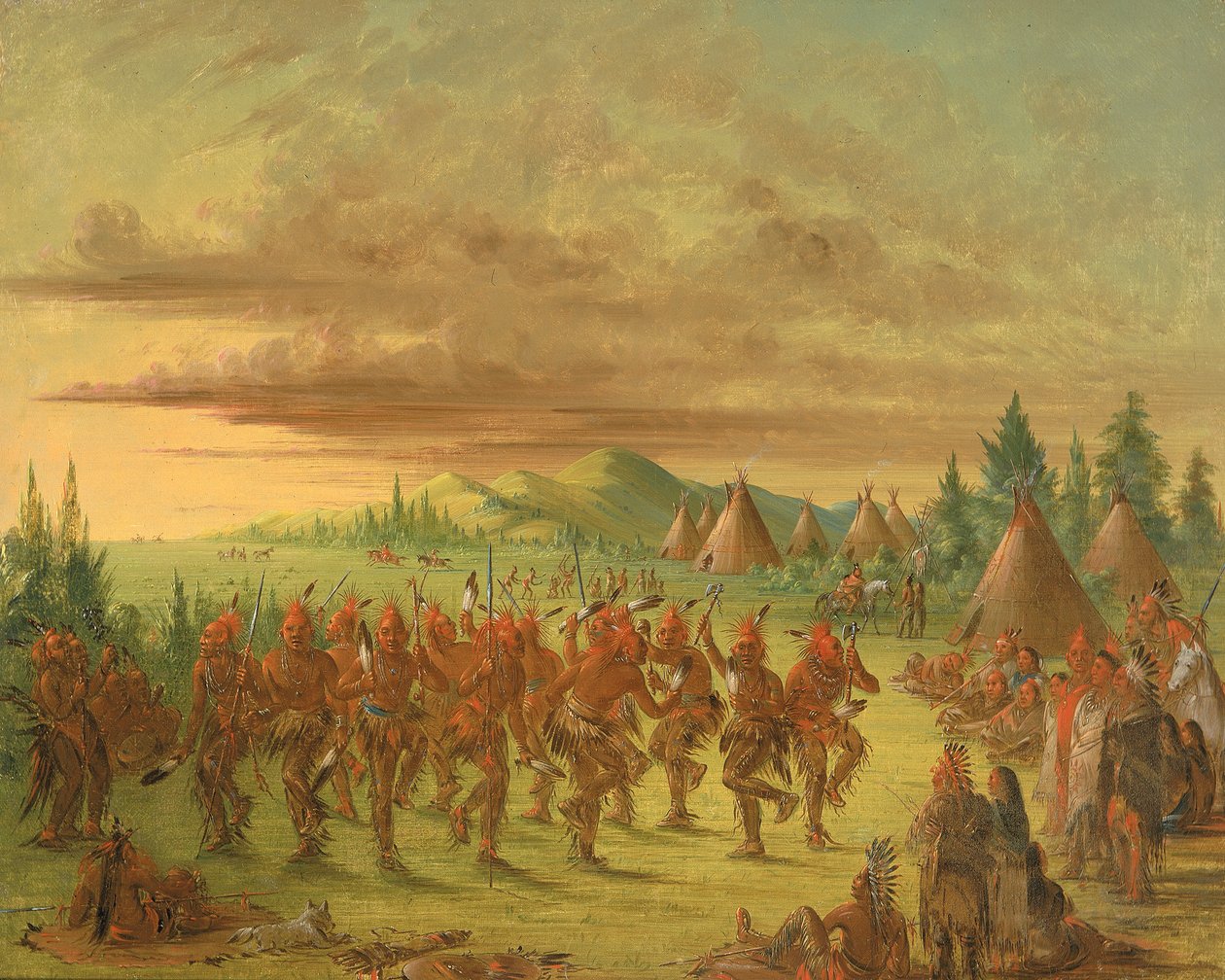 Ørnedans, 1845-1848. av George Catlin