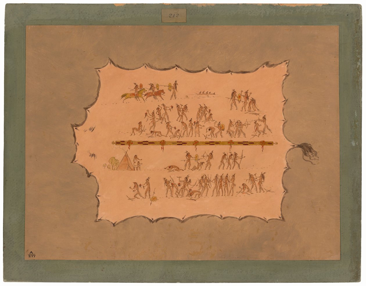 Faksimile av en Sioux-kappe av George Catlin