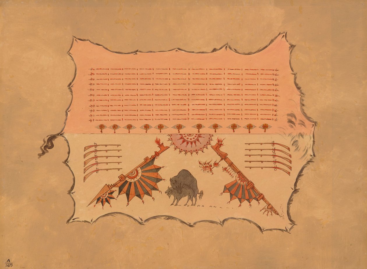 Faksimile av en Omaha-kappe, 18611869. av George Catlin