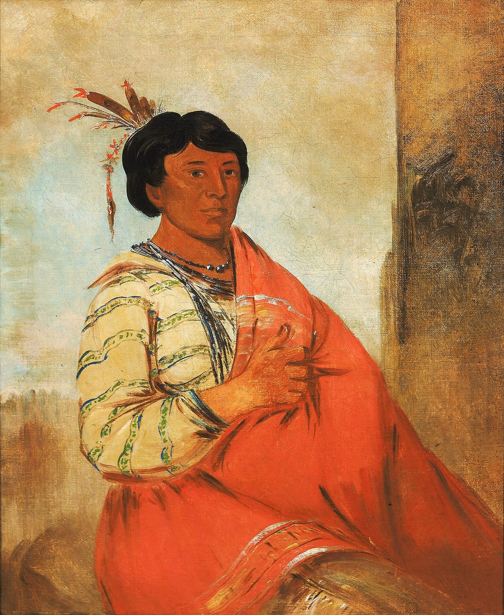 Gaw-záw-que-dung, Han som heier av George Catlin
