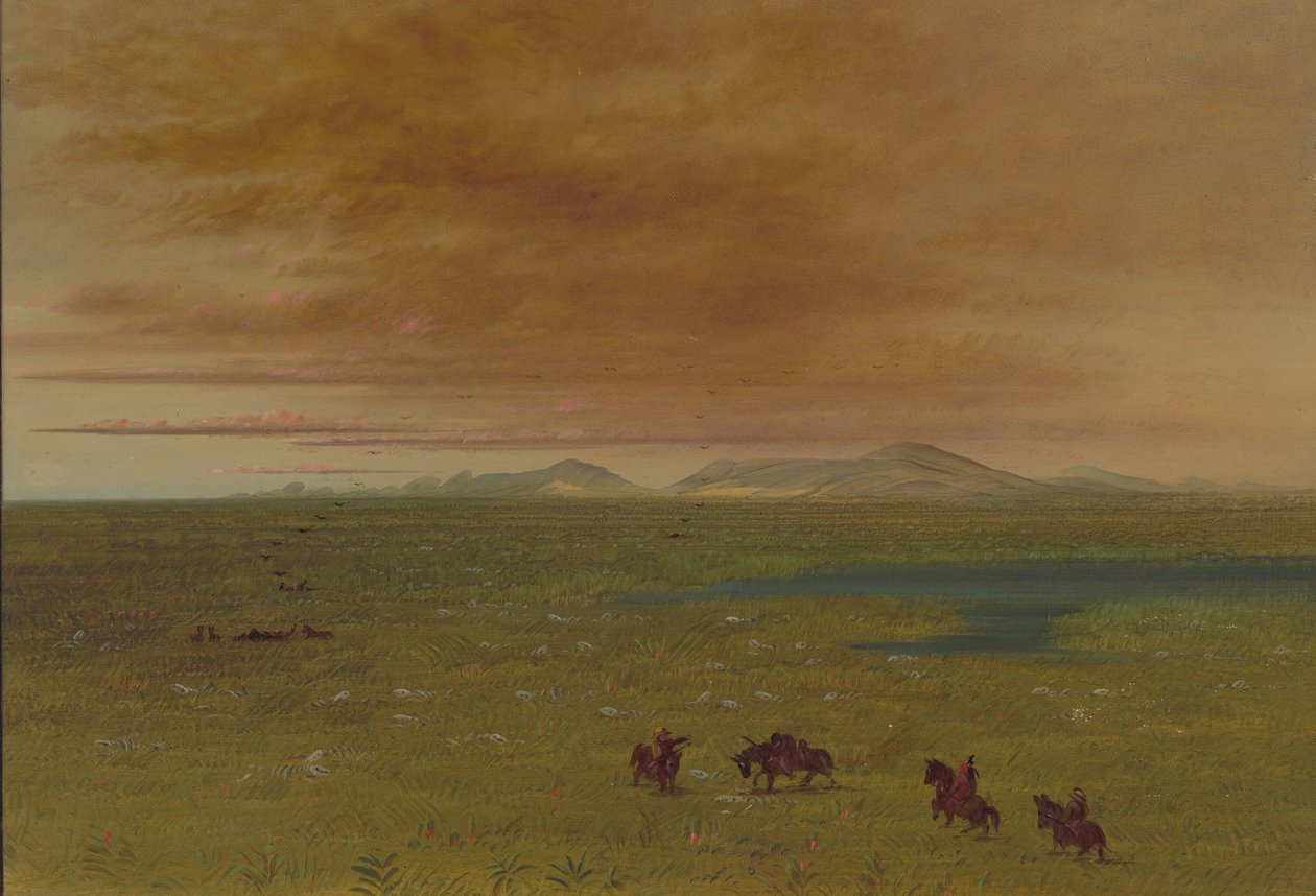 Great Washhouse, Pampa del Sacramento, 18541869. av George Catlin