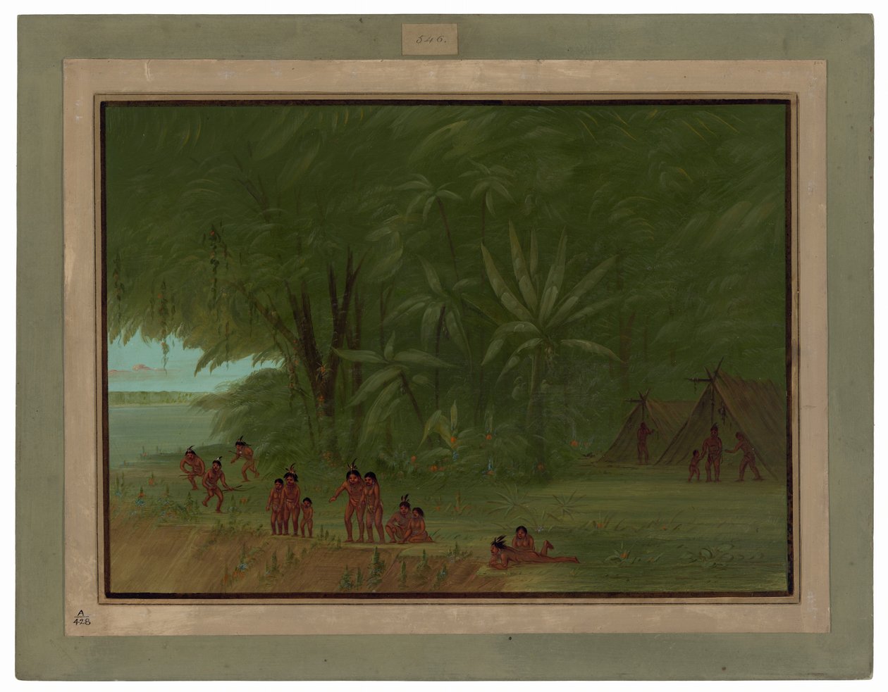 Mauhees-leiren av George Catlin