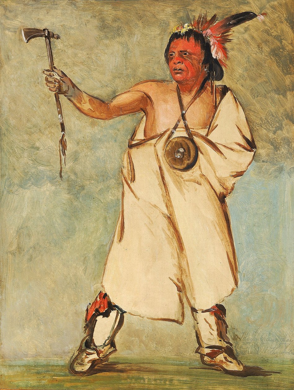 Nå-nå, soldaten av George Catlin