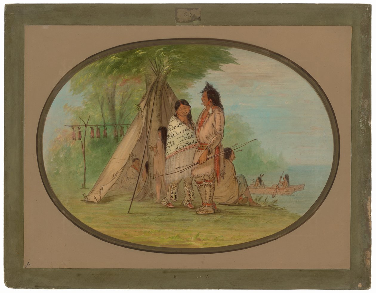 Nayas-indianere av George Catlin