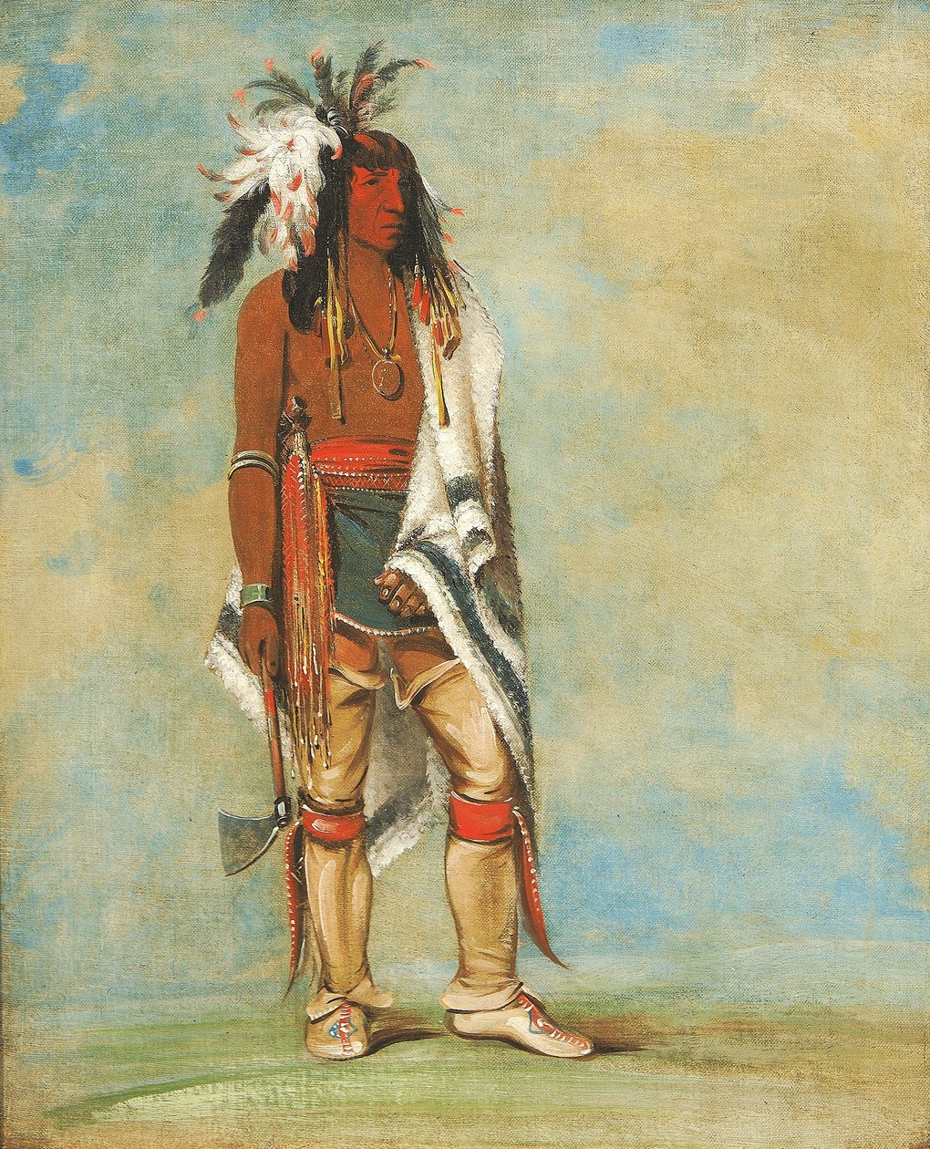 Ikke-til-vei, en sjef av George Catlin