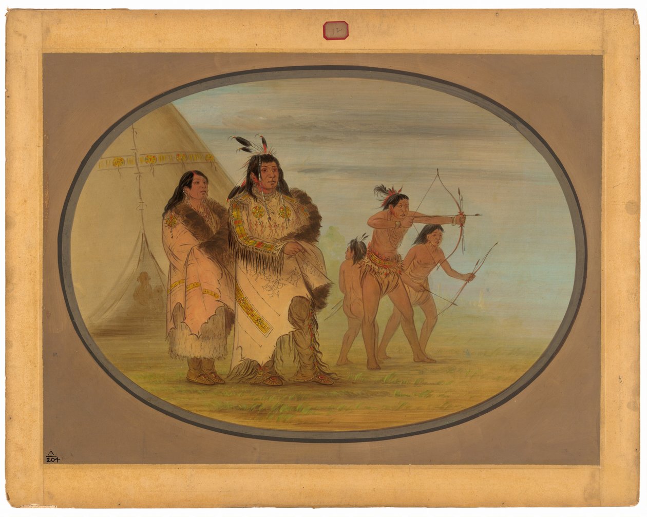 Ojibbeway-indianere av George Catlin