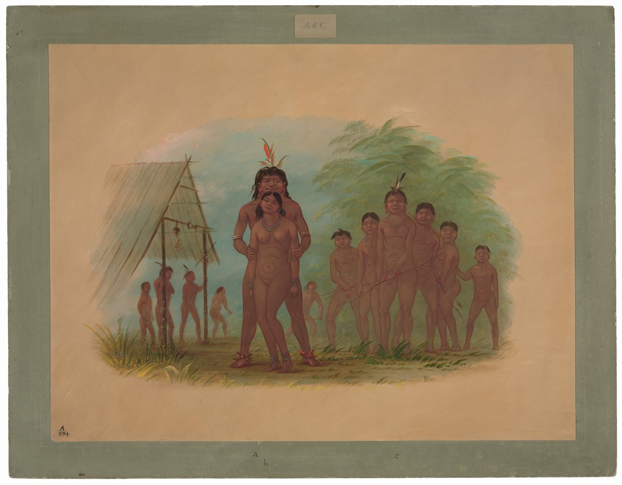 Orejona-indianere av George Catlin