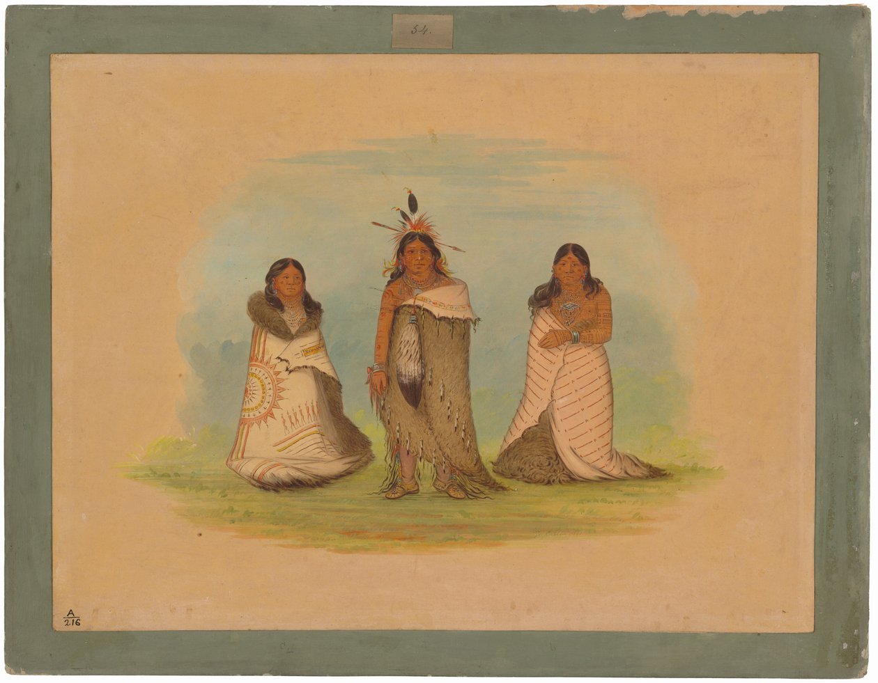 Puncah-indianere av George Catlin