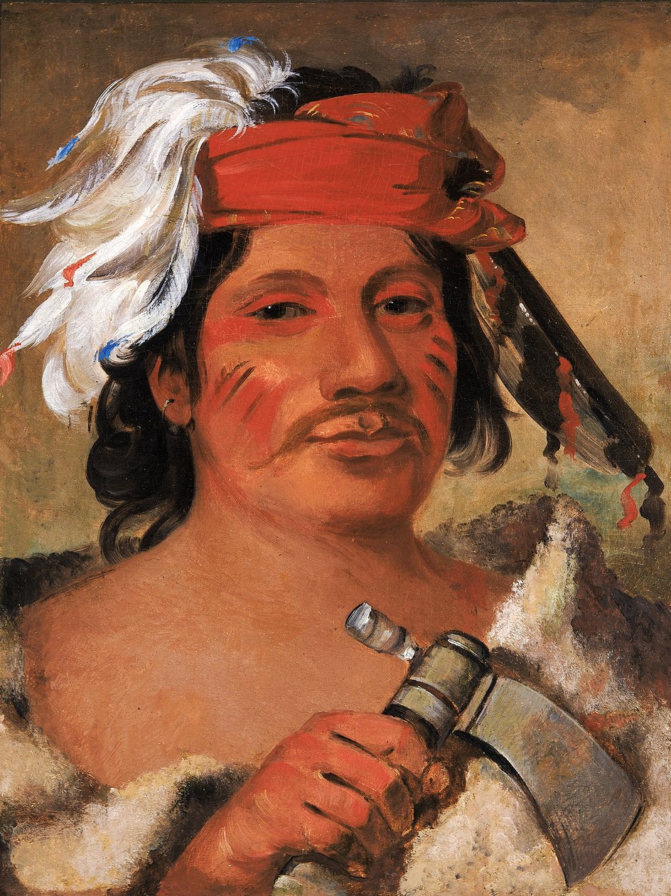 Seneca Steele, en stor libertine, 1831. av George Catlin