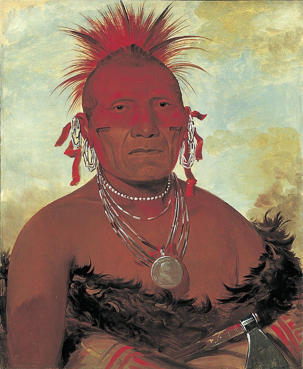 Shón-ka-ki-he-ga, hestehøvding, Grand Pawnee-høvding av George Catlin