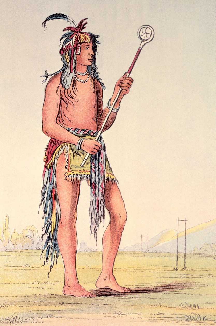 Sioux ballspiller Ah-No-Je-Nange, 