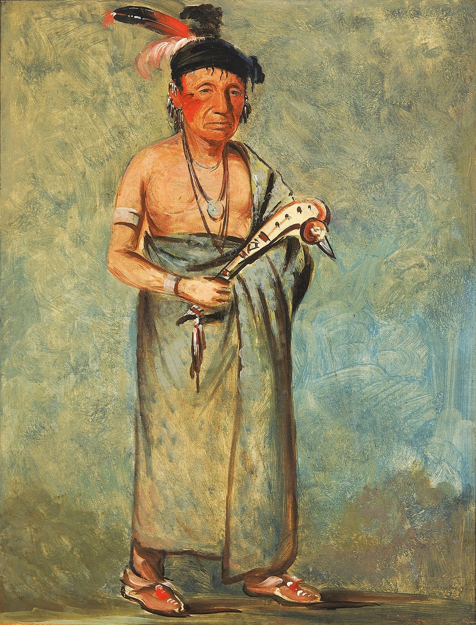 Span-eo-née-kaw, spanjolen av George Catlin