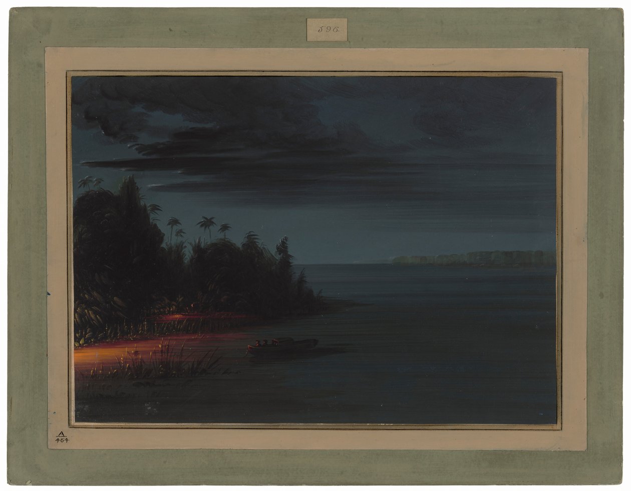 Spydjakt ved fakkellys av George Catlin