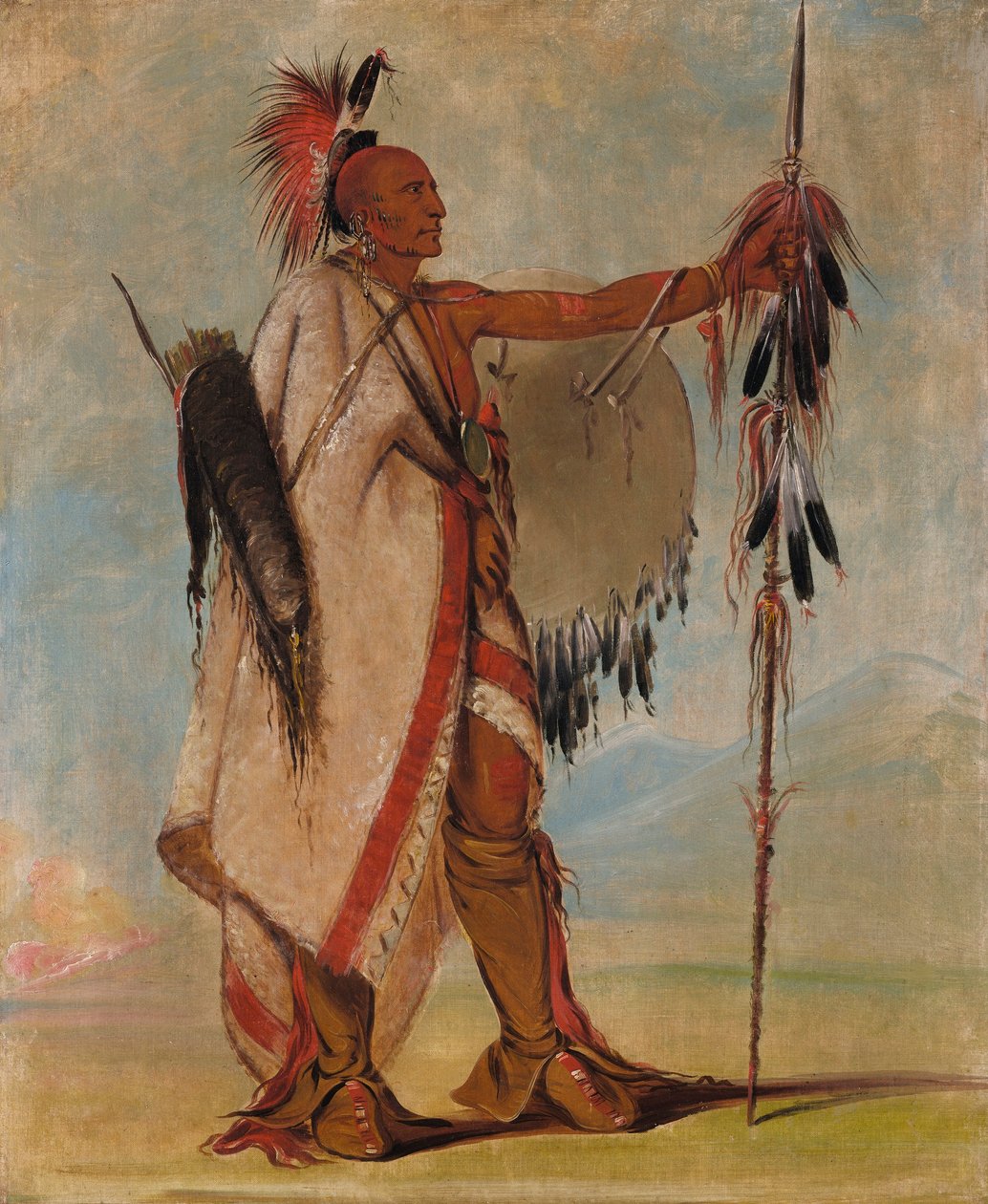 Tal-lee, en utmerkelsesverdig kriger av George Catlin