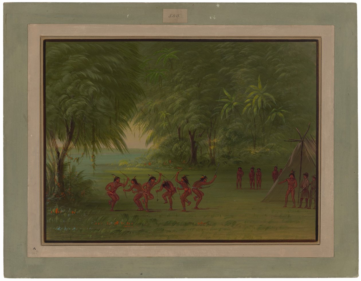 Tapuya-leir av George Catlin