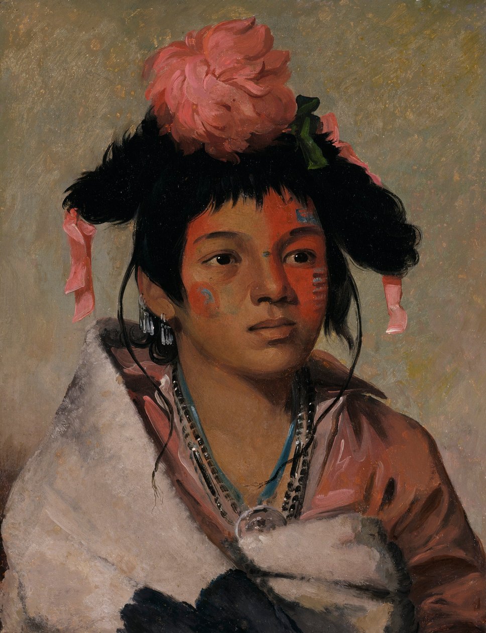 Tcha-káuk-o-ko-máugh, stor høvding, en gutt av George Catlin