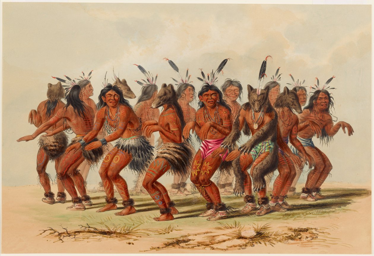 Bjørnedansen av George Catlin
