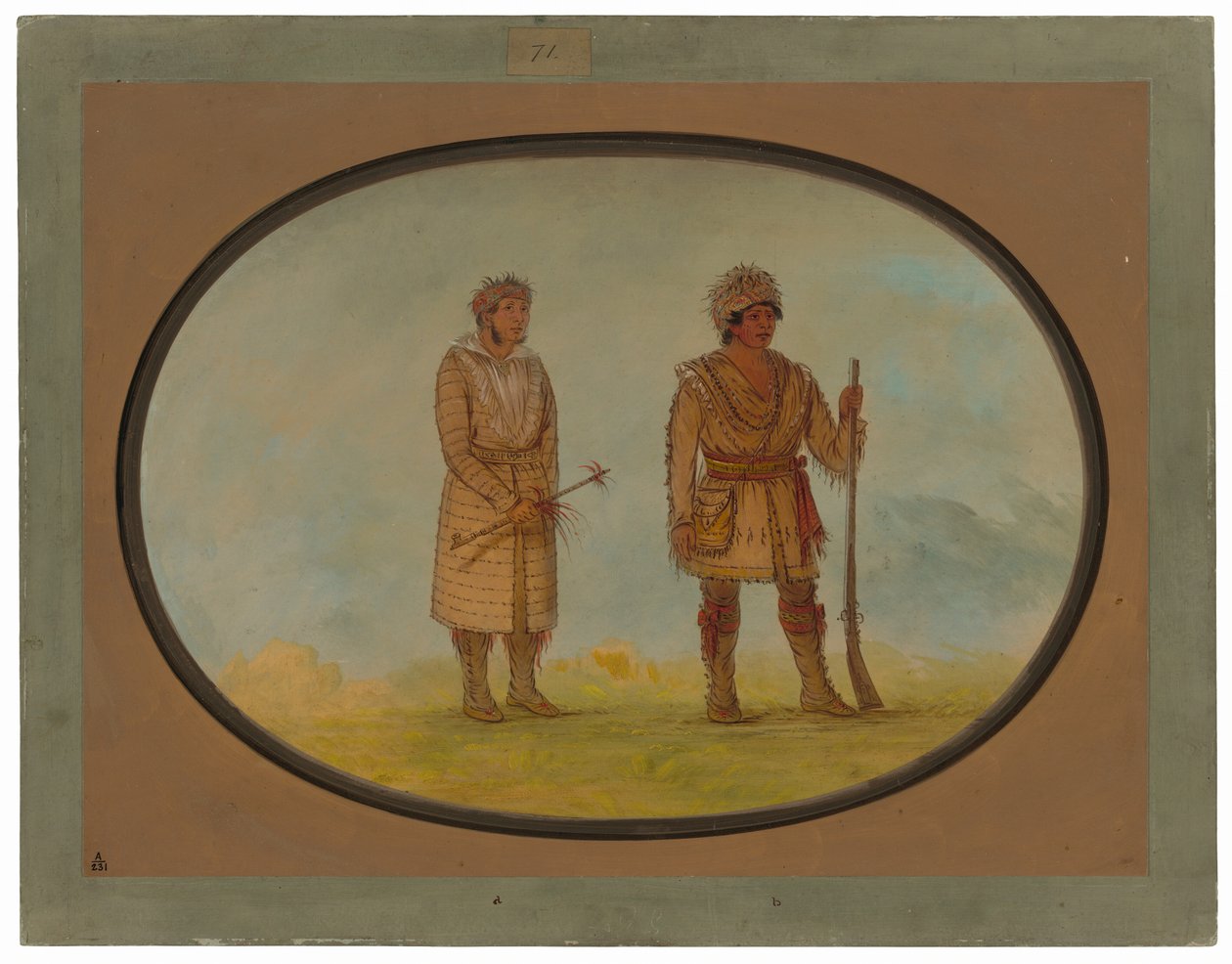 Two Cherokee Chiefs av George Catlin