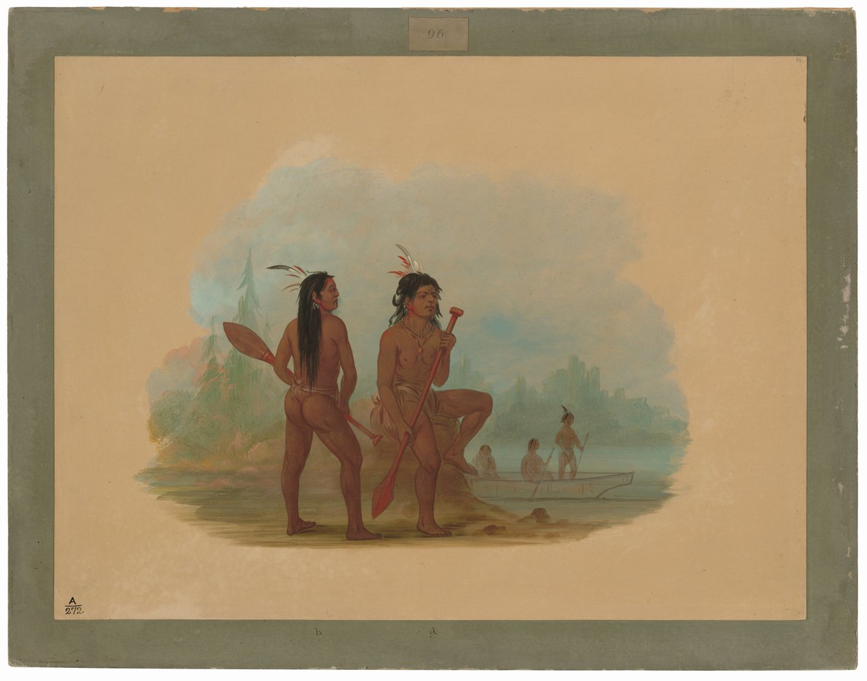 To unge menn fra Hyda av George Catlin