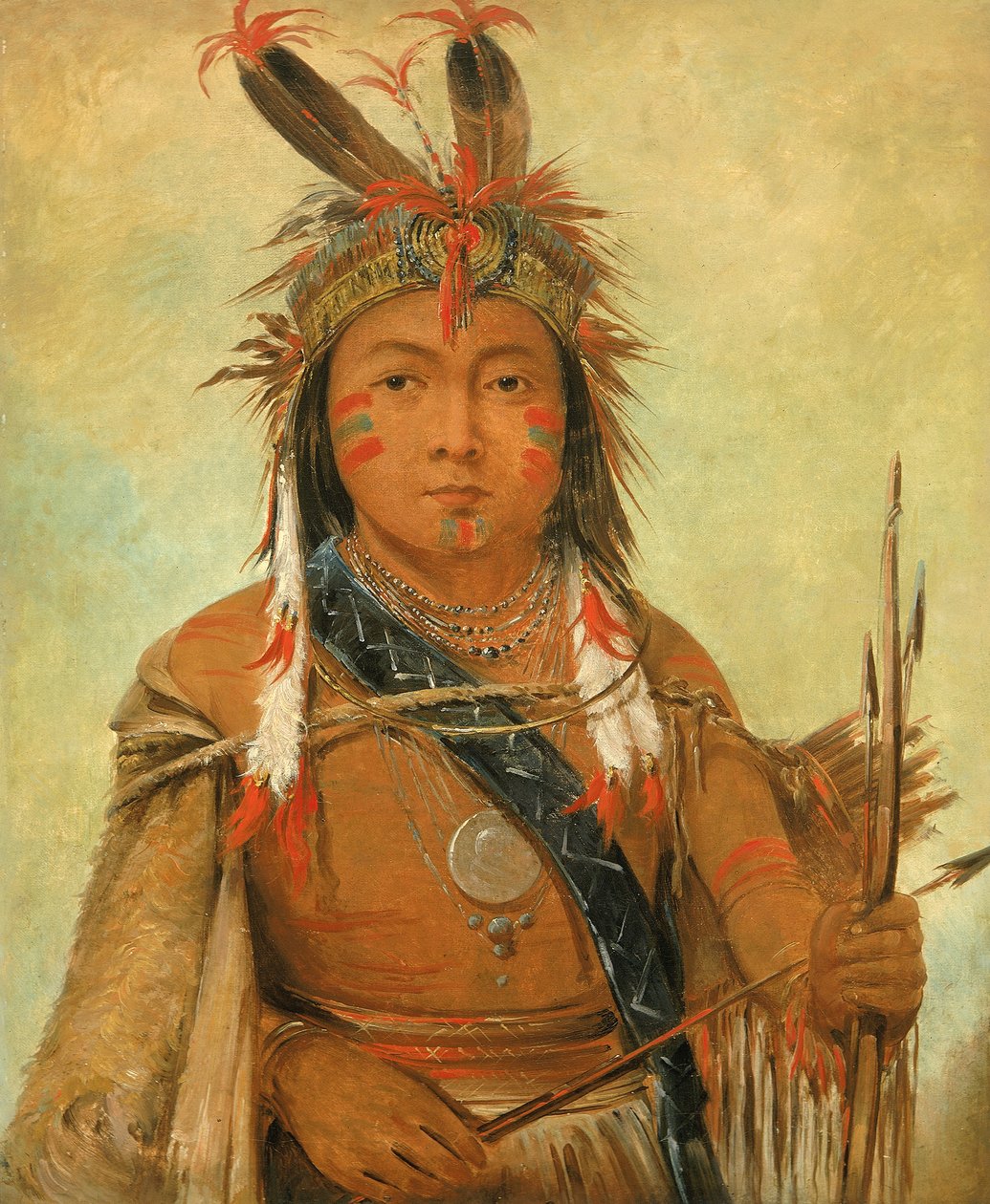Ud-je-jock, Pelican, a Boy, 1845. av George Catlin