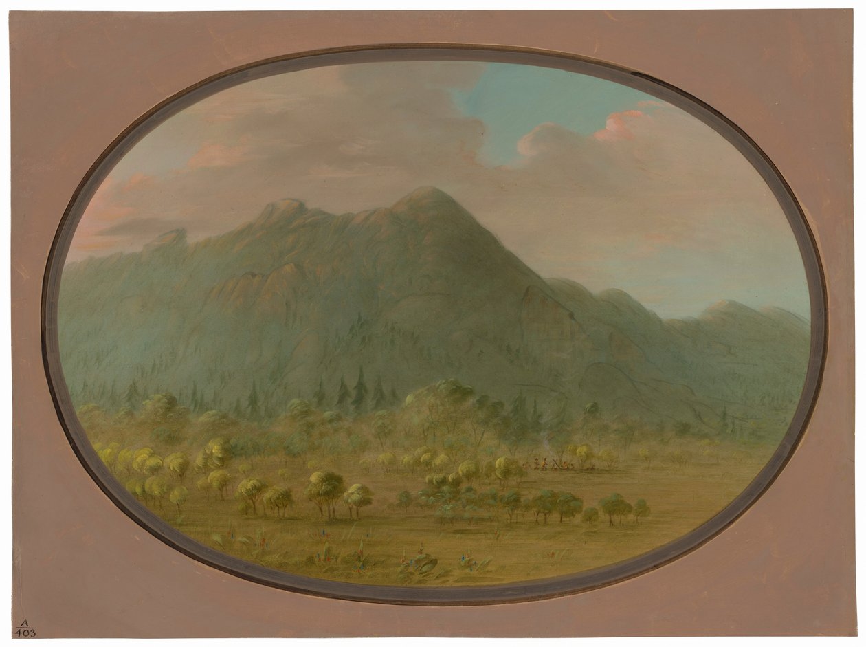 Utsikt i Krystallfjellene av George Catlin