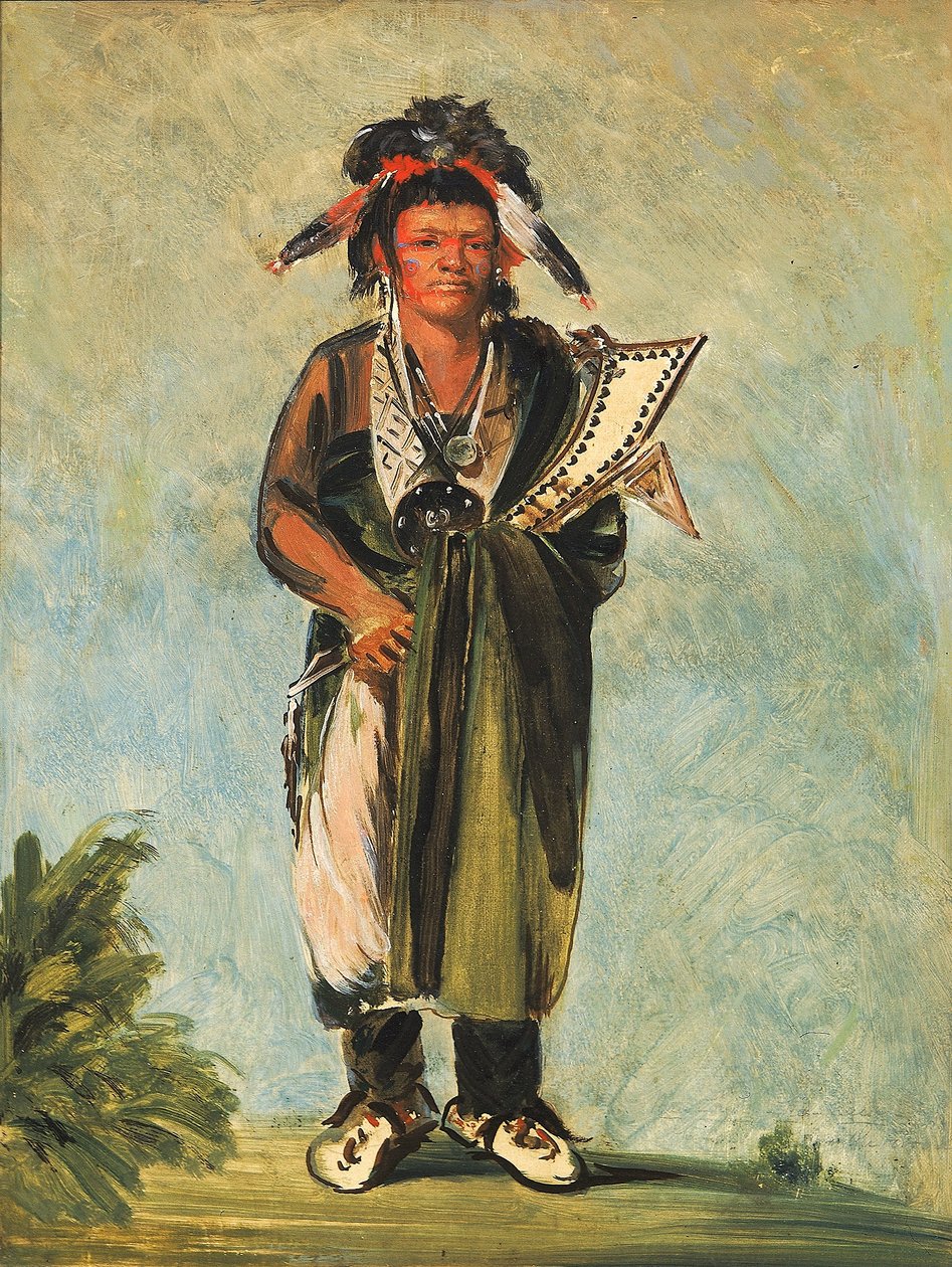 Wah-kón-ze-kaw, Slangen av George Catlin