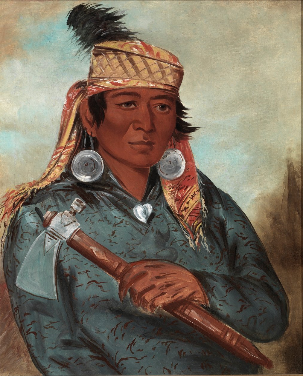Wáh-pe-say, Den hvite av George Catlin