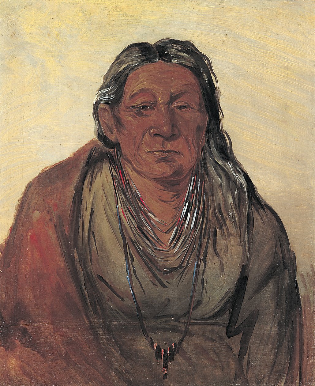 Wah-pe-séh-see, høvdingens mor, 1830. av George Catlin