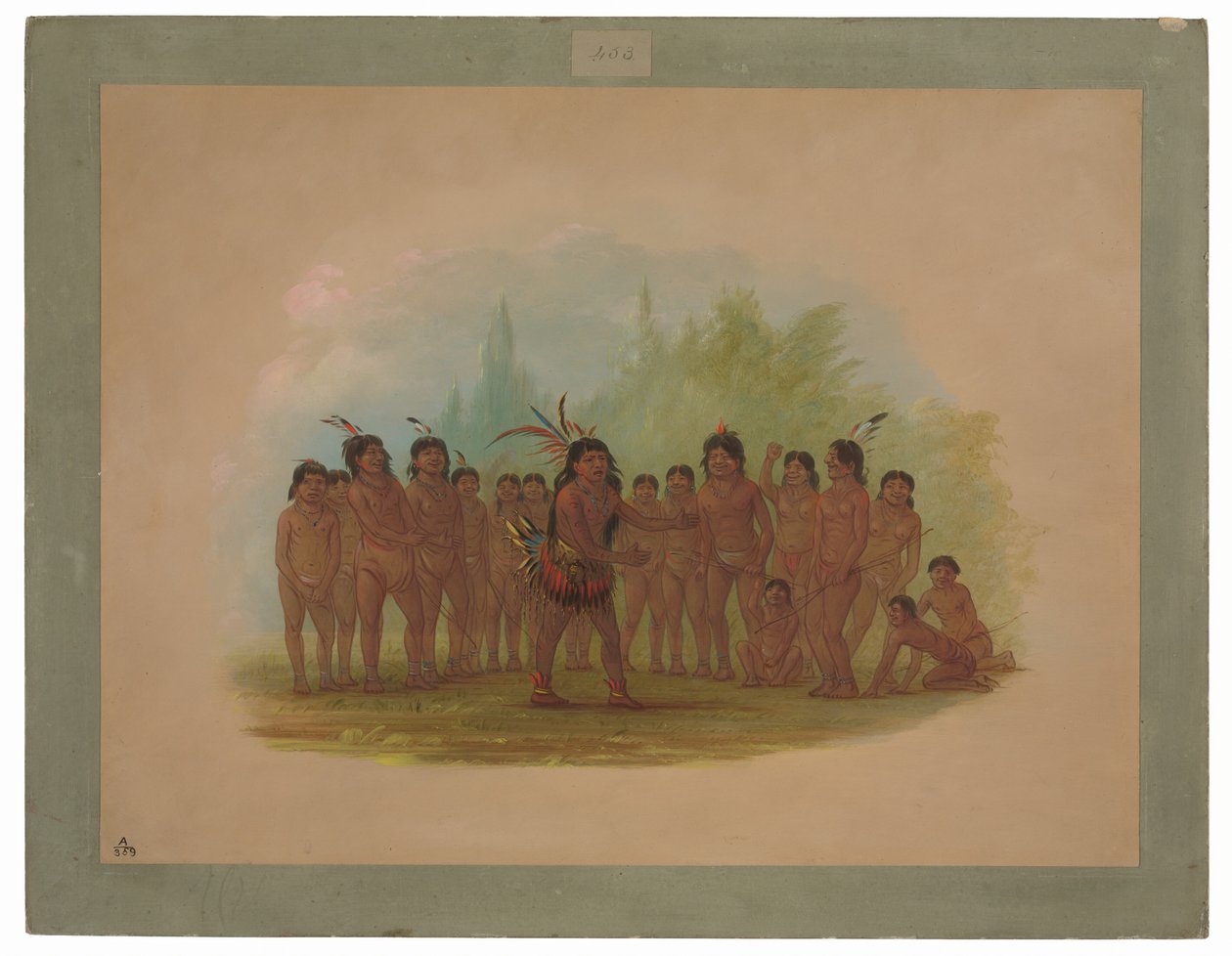 Zurumati indianere av George Catlin
