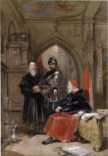 Inspeksjon av vakten (akvarell, gouache på papir) av George Cattermole