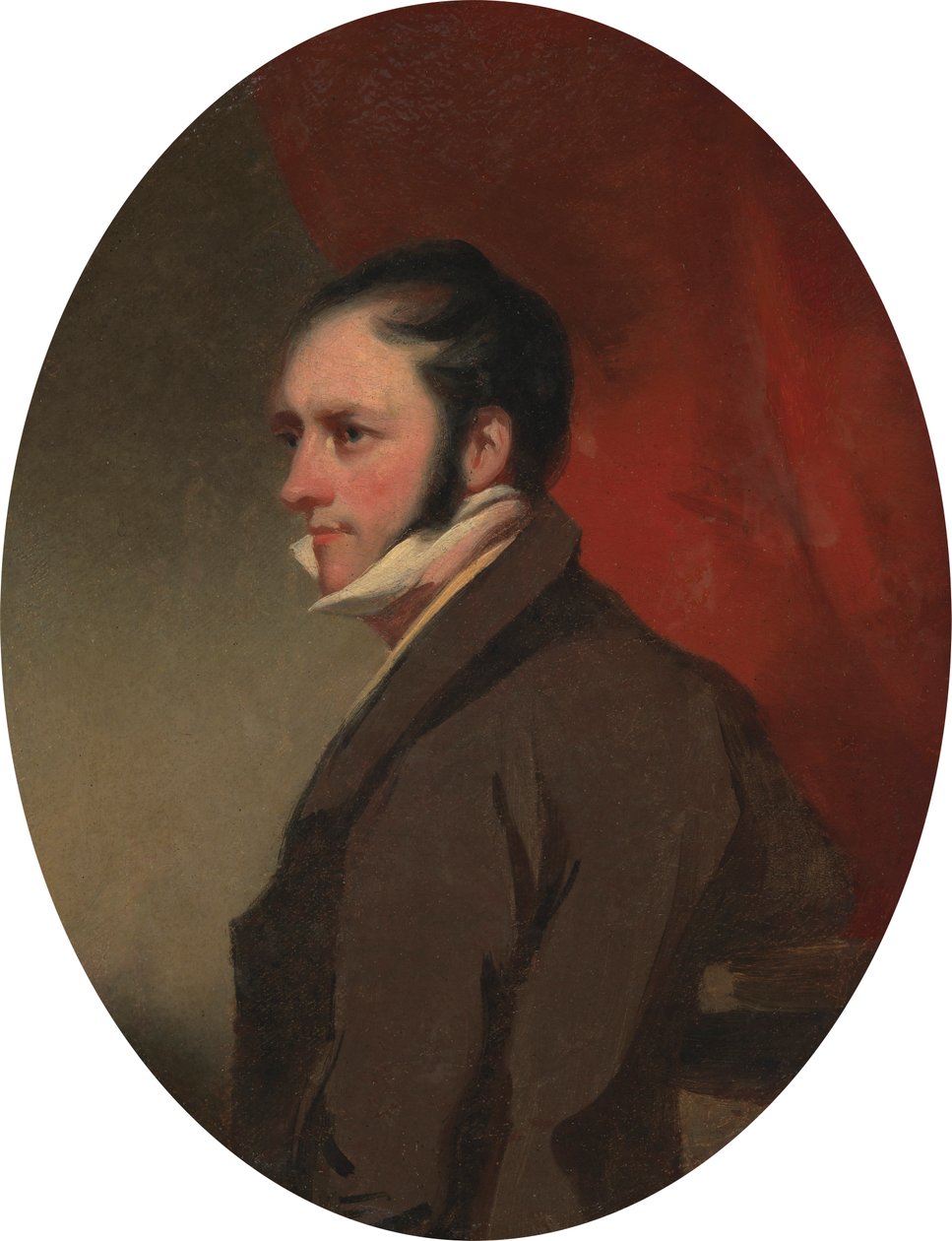 En mann kalt WC Hunter av George Chinnery