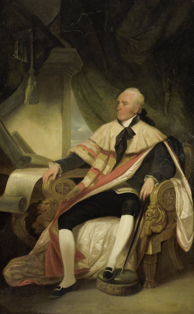 Gilbert Elliot, 1. jarl av Minto (1751–1814), visekonge i Britisk India og generalguvernør i Nederlandsk Øst-India (1812–14) av George Chinnery