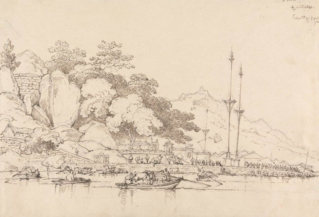 Lap House, Inner Harbor, Macao av George Chinnery