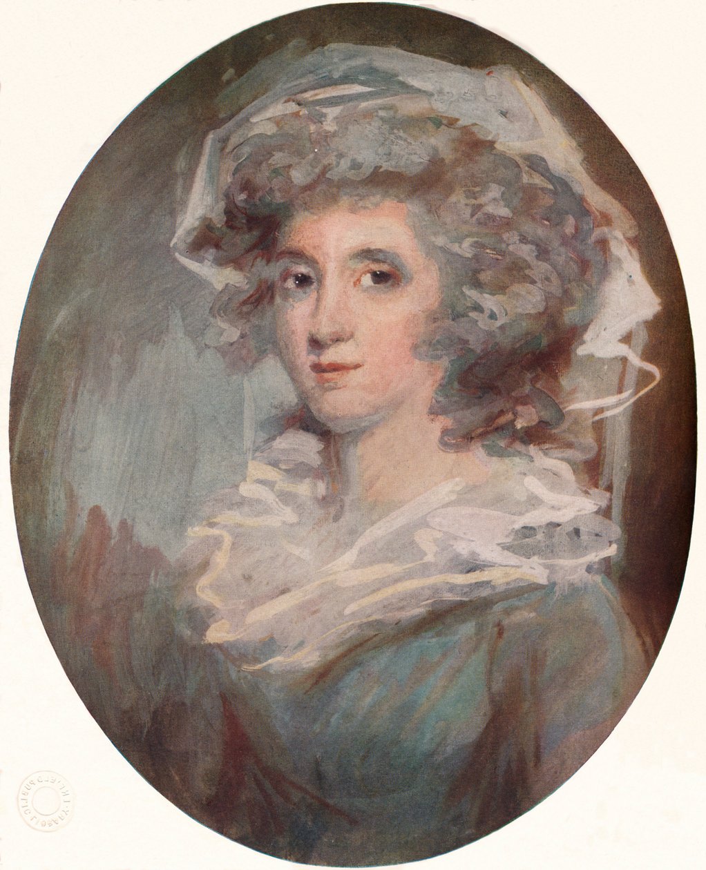 Frøken ONeil, c1776-1852, 1919 av George Chinnery