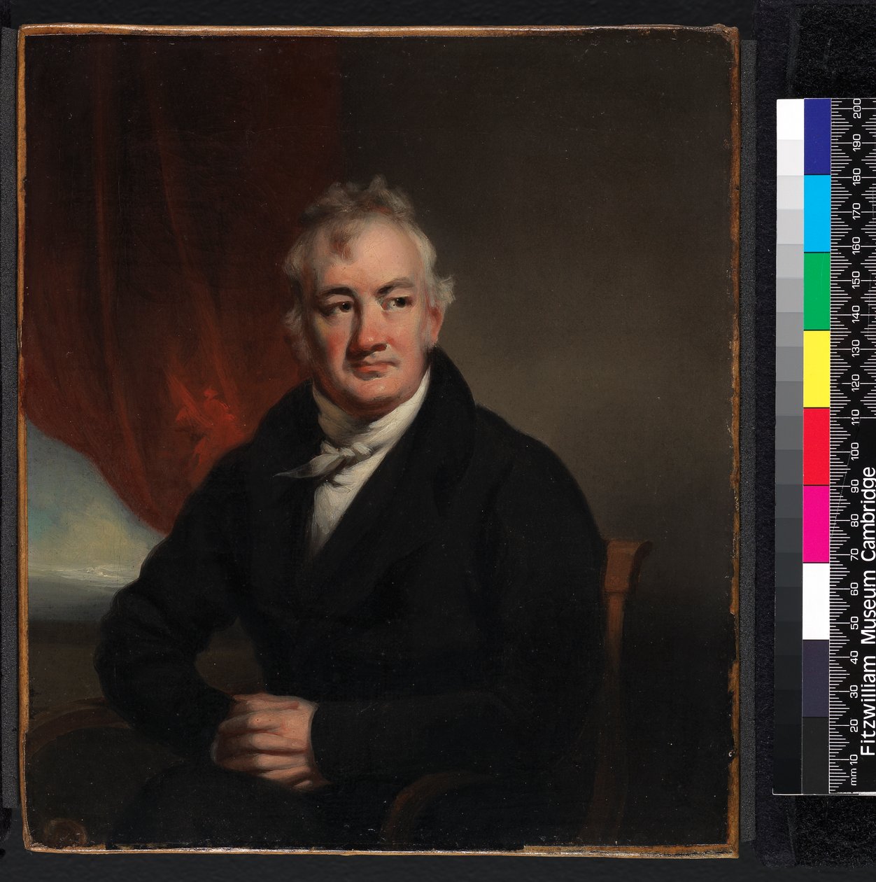 Portrett av John Reeves, 1774-1856, før 1852 av George Chinnery