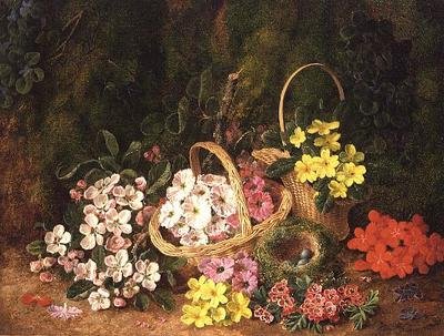 Vårblomster i kurver av George Clare