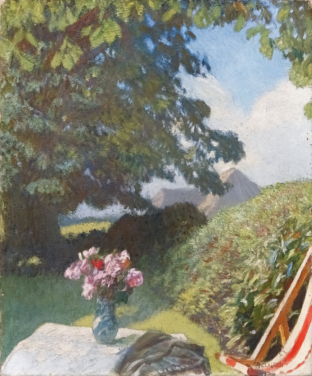 Et hjørne av hagen av George Clausen