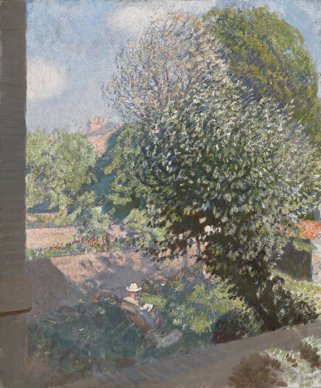 Et skyggefullt hjørne av George Clausen