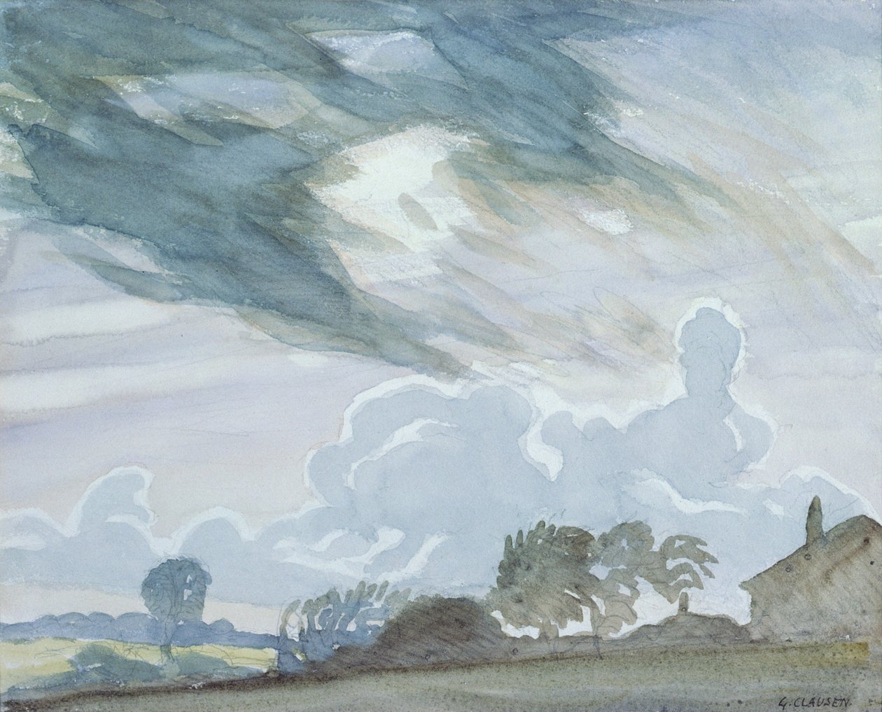 Ettermiddag, Essex av George Clausen